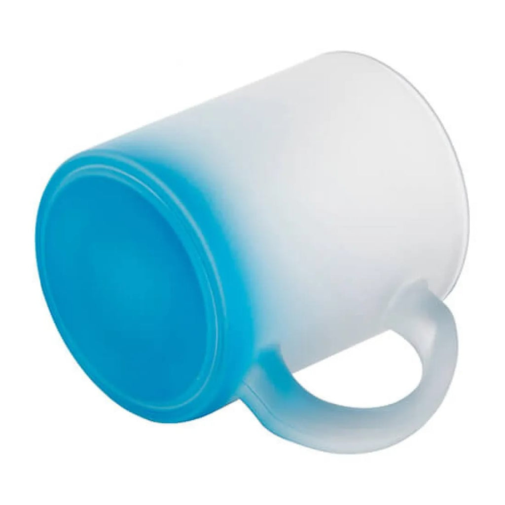 Jarro Esmerilado Neón 11oz Celeste