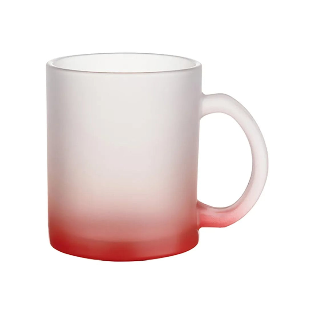 Jarro Esmerilado Neón 11oz Rojo