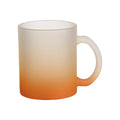 Jarro Esmerilado Neón 11oz Naranja