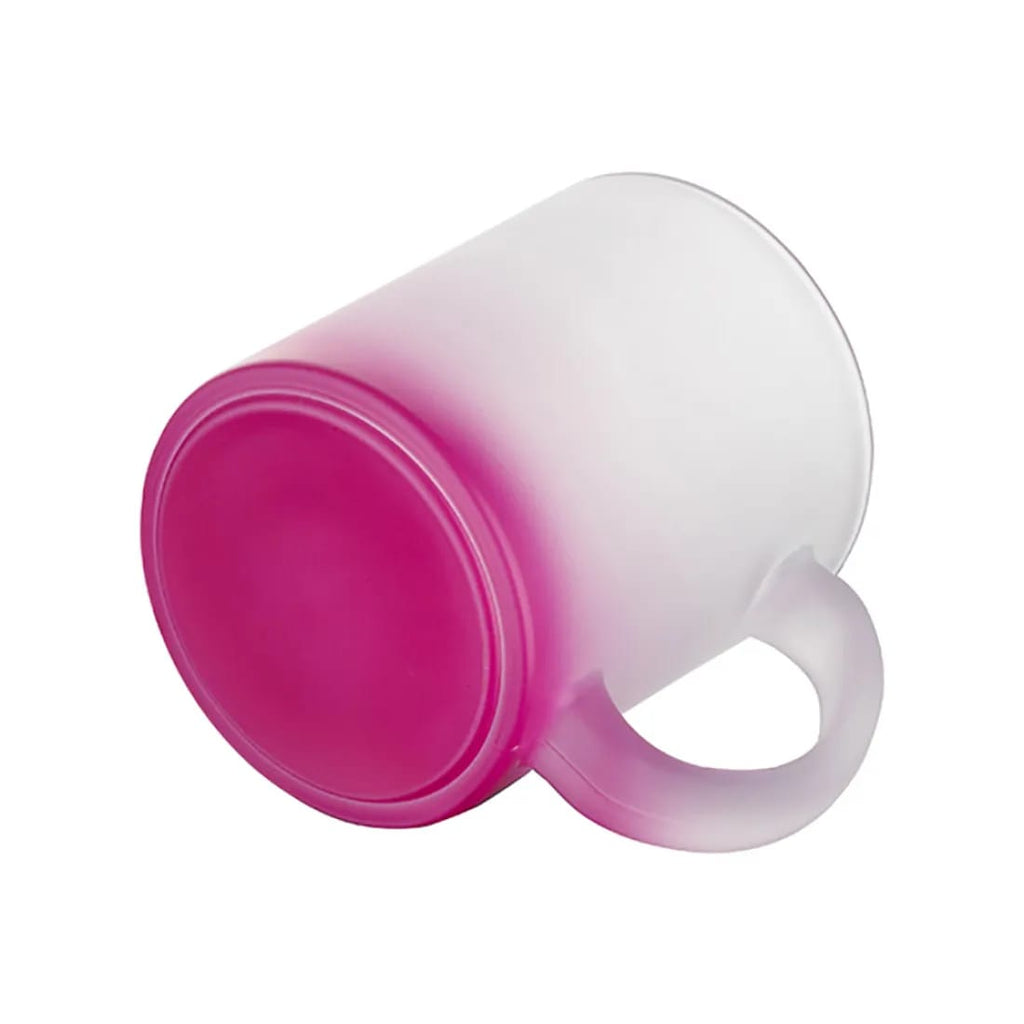Jarro Esmerilado Neón 11oz Fucsia
