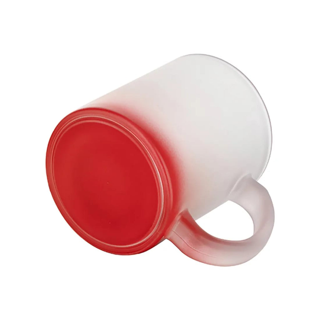Jarro Esmerilado Neón 11oz Rojo
